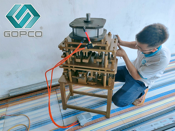 Gopco lắp đặt dây chuyền sản xuất cửa nhôm tại Ba Vì - Hà Nội