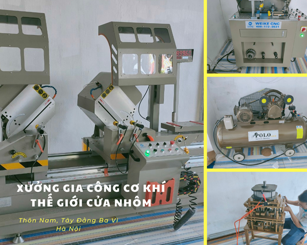 Địa chỉ mua máy làm cửa nhôm tại Bắc Giang